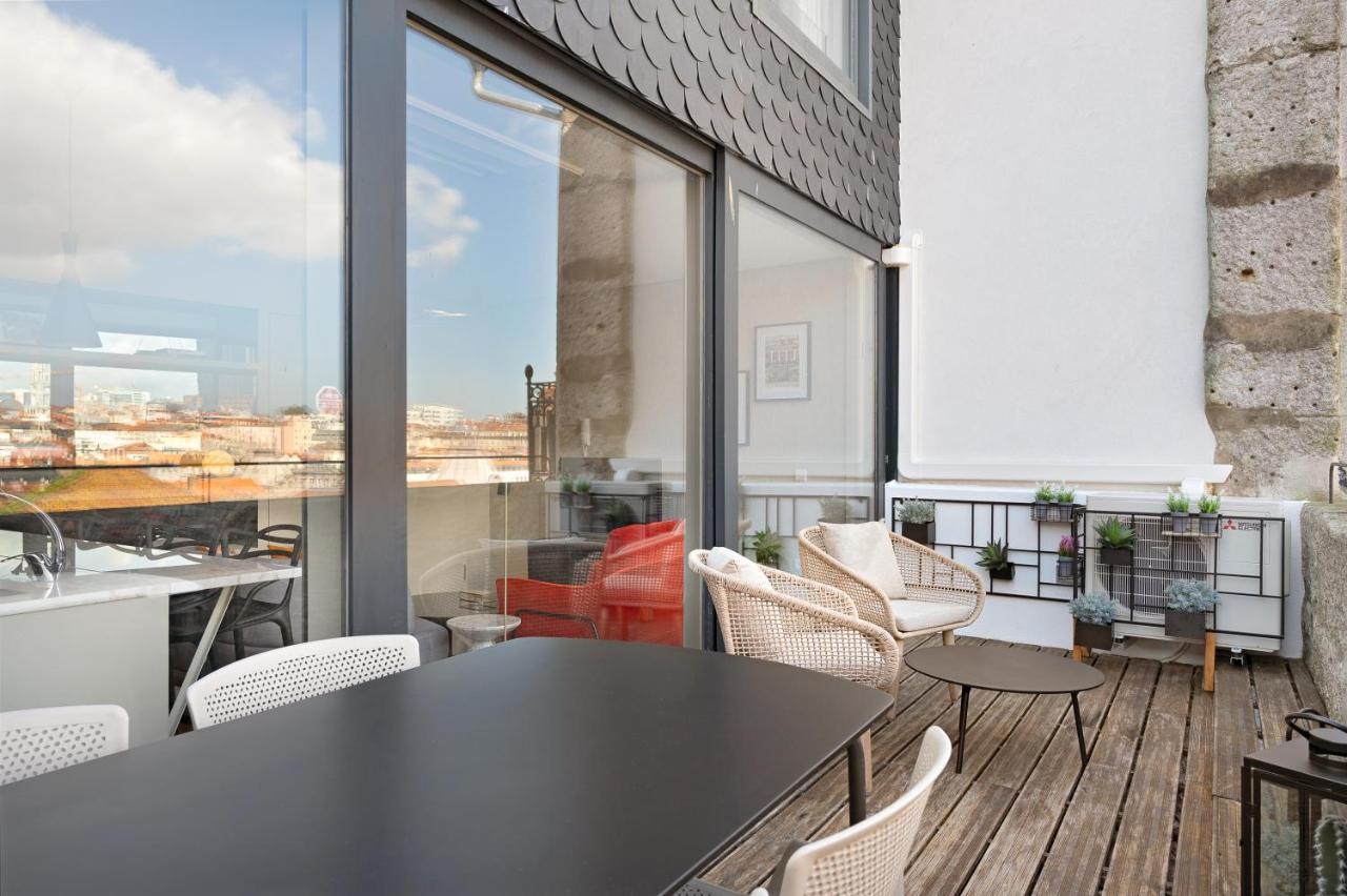 Rooftop Balcony At Porto Historic Center Buitenkant foto